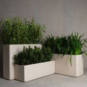 Hibernate Low Line Planters - Stone gallery detail image