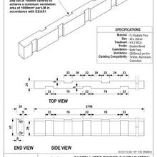 EB4MP Castellated Timber Cavity Batten gallery detail image