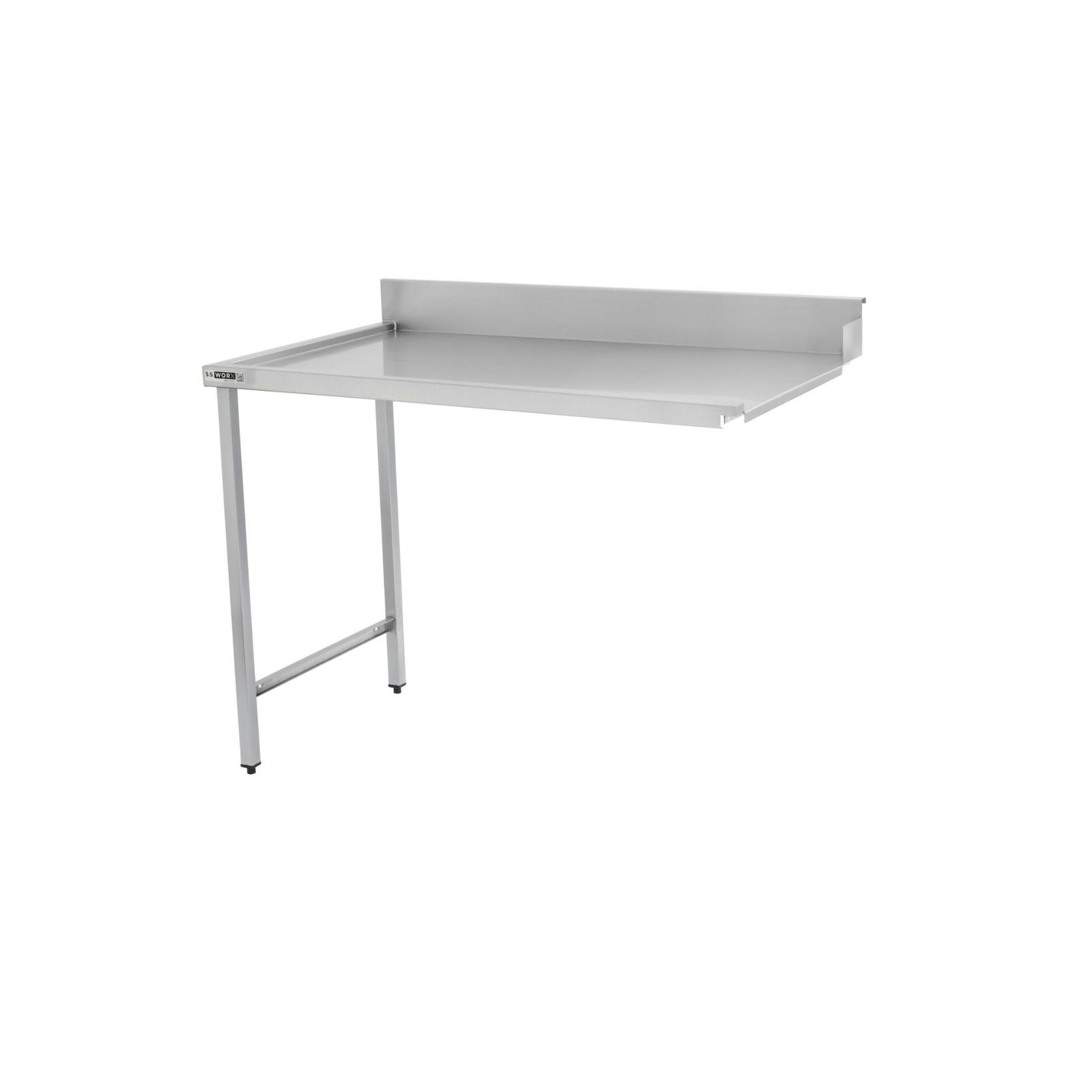 Dishwash Outlet Bench LH - 1200mm | S.S.WORX gallery detail image