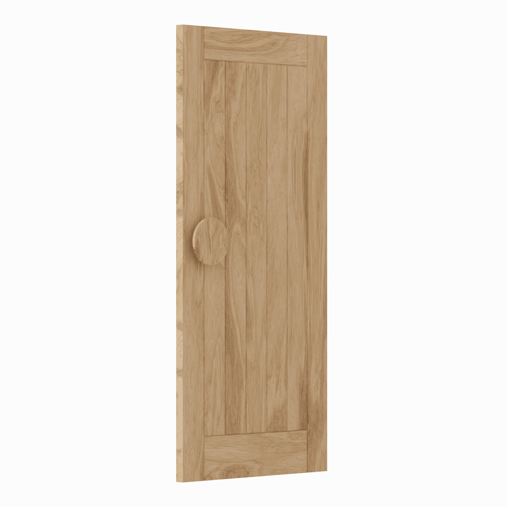 Nixon Wooden Ash Round Door Pull Handle gallery detail image