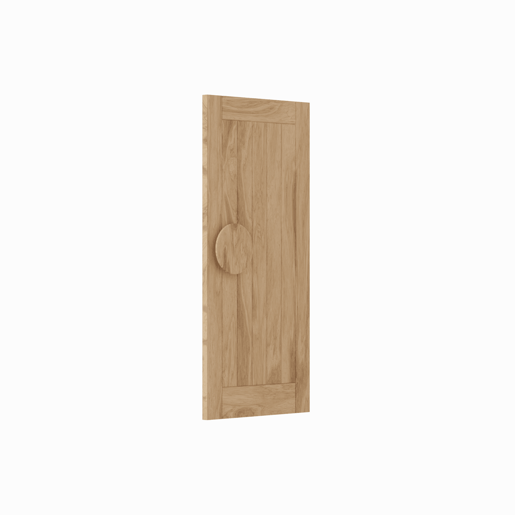 Nixon Wooden Ash Round Door Pull Handle gallery detail image