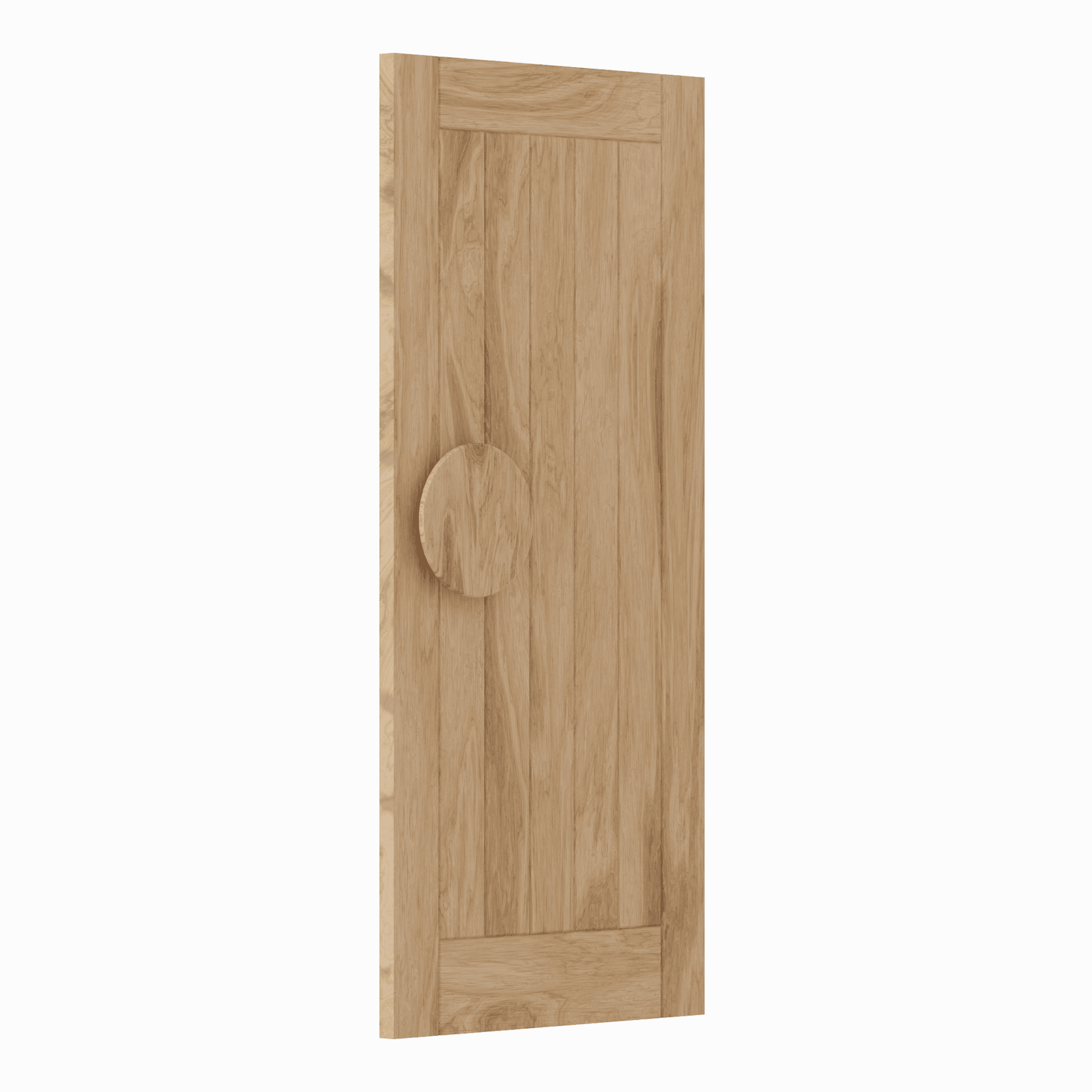 Nixon Wooden Ash Round Door Pull Handle gallery detail image