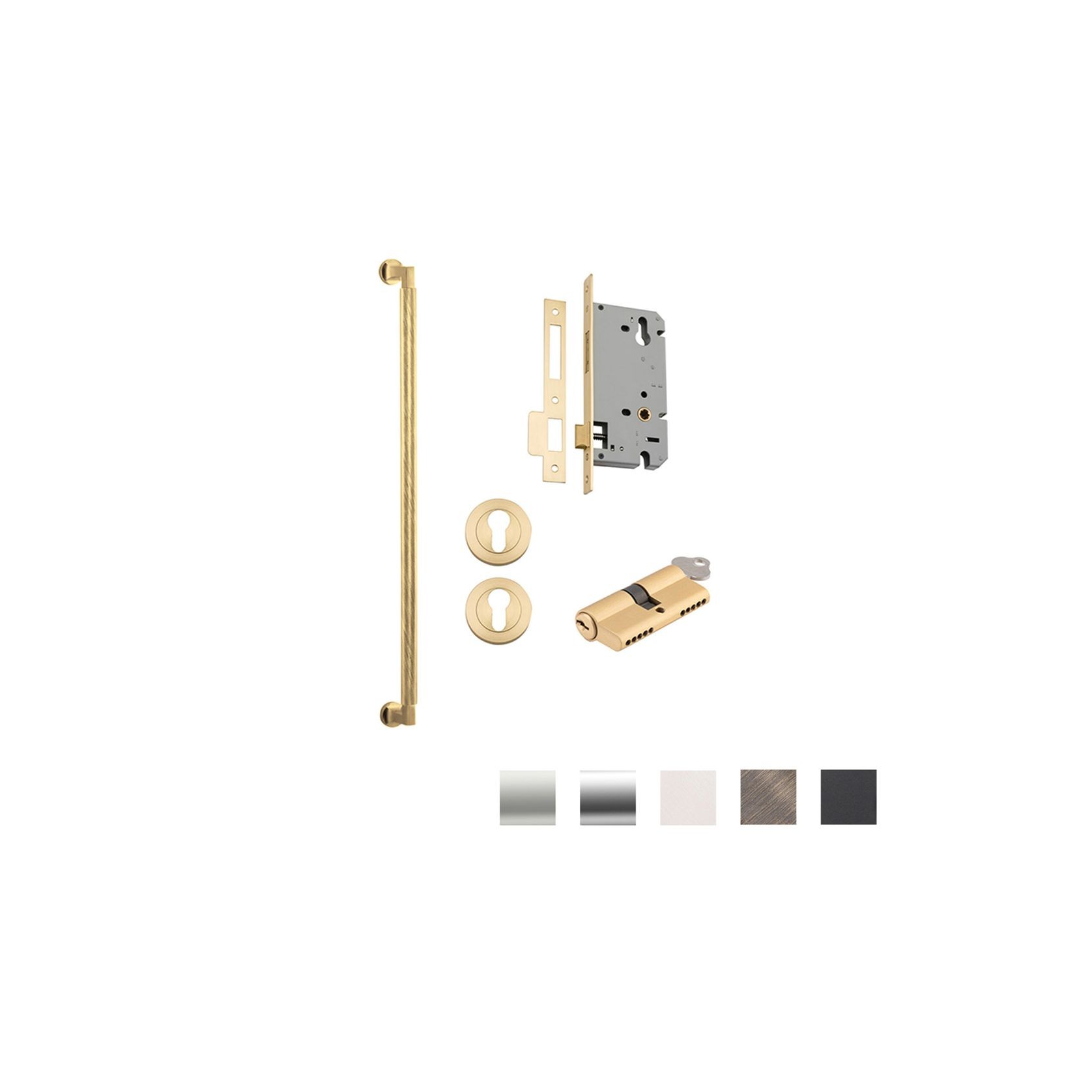Iver Brunswick Door Pull Handle Entrance Kit Key/Key gallery detail image
