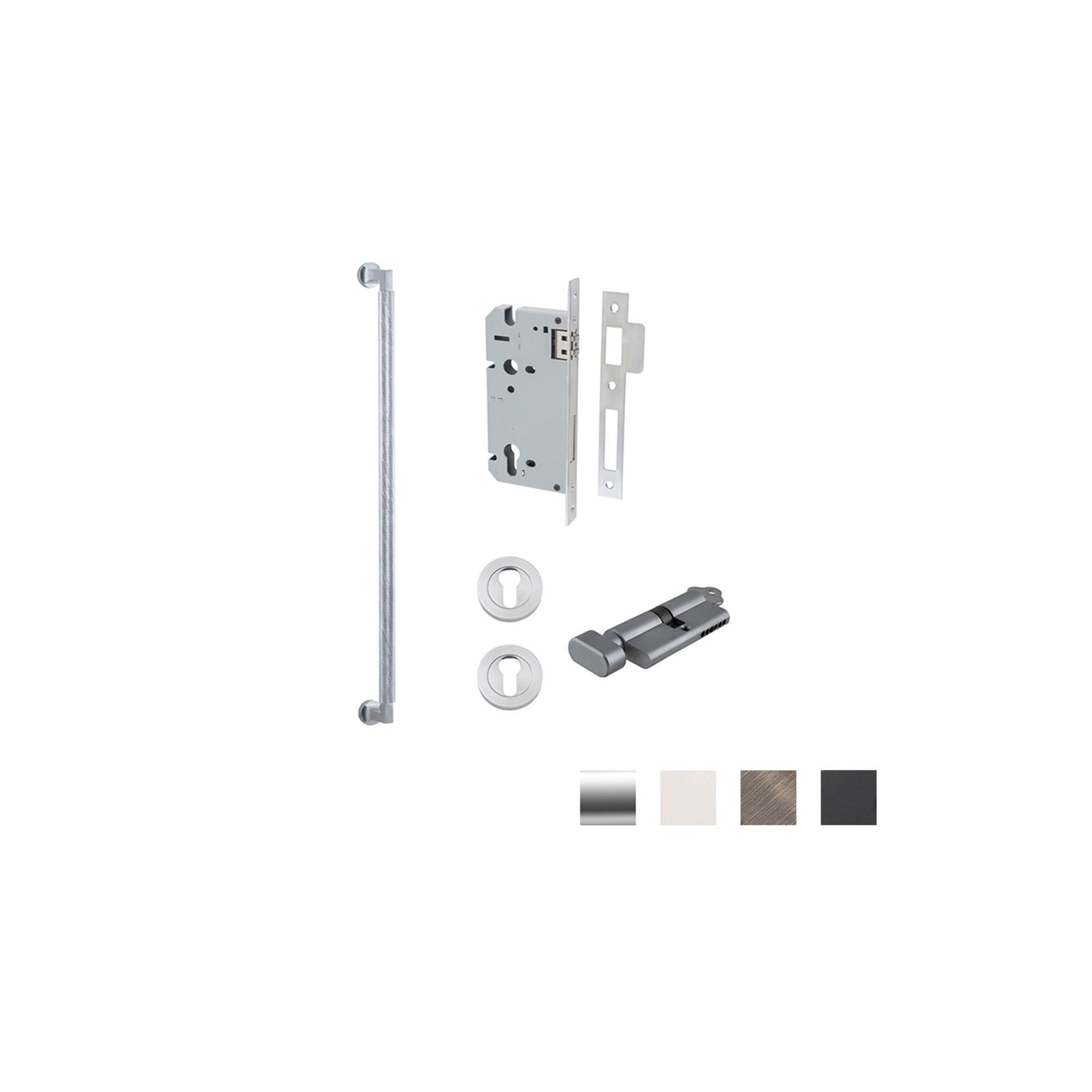 Iver Brunswick Door Pull Handle Entrance Kit Key/Thumb gallery detail image