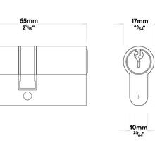 Iver Brunswick Door Pull Handle Entrance Kit Key/Key gallery detail image