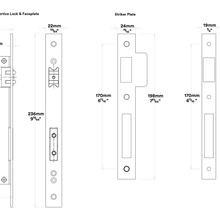 Iver Brunswick Door Pull Handle Entrance Kit Key/Thumb gallery detail image