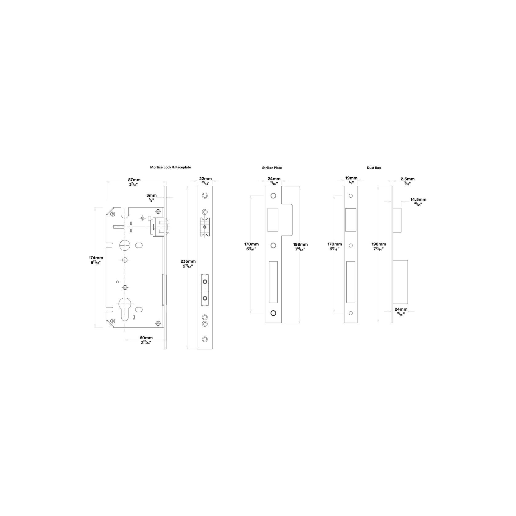 Iver Brunswick Door Pull Handle Entrance Kit Key/Thumb gallery detail image