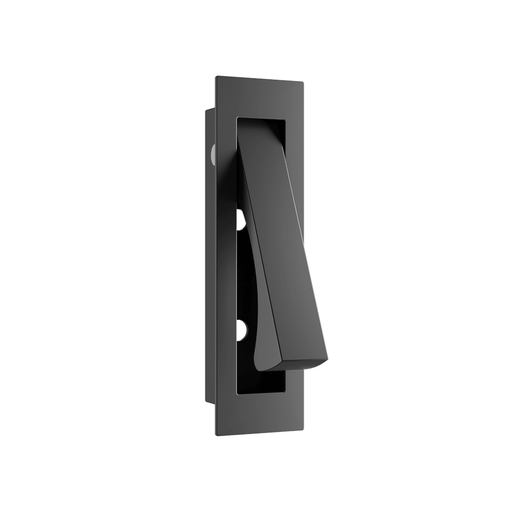 Cavity Slider Edge Pull | Matte Black gallery detail image