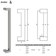 Schlage Andor Pull Handle gallery detail image
