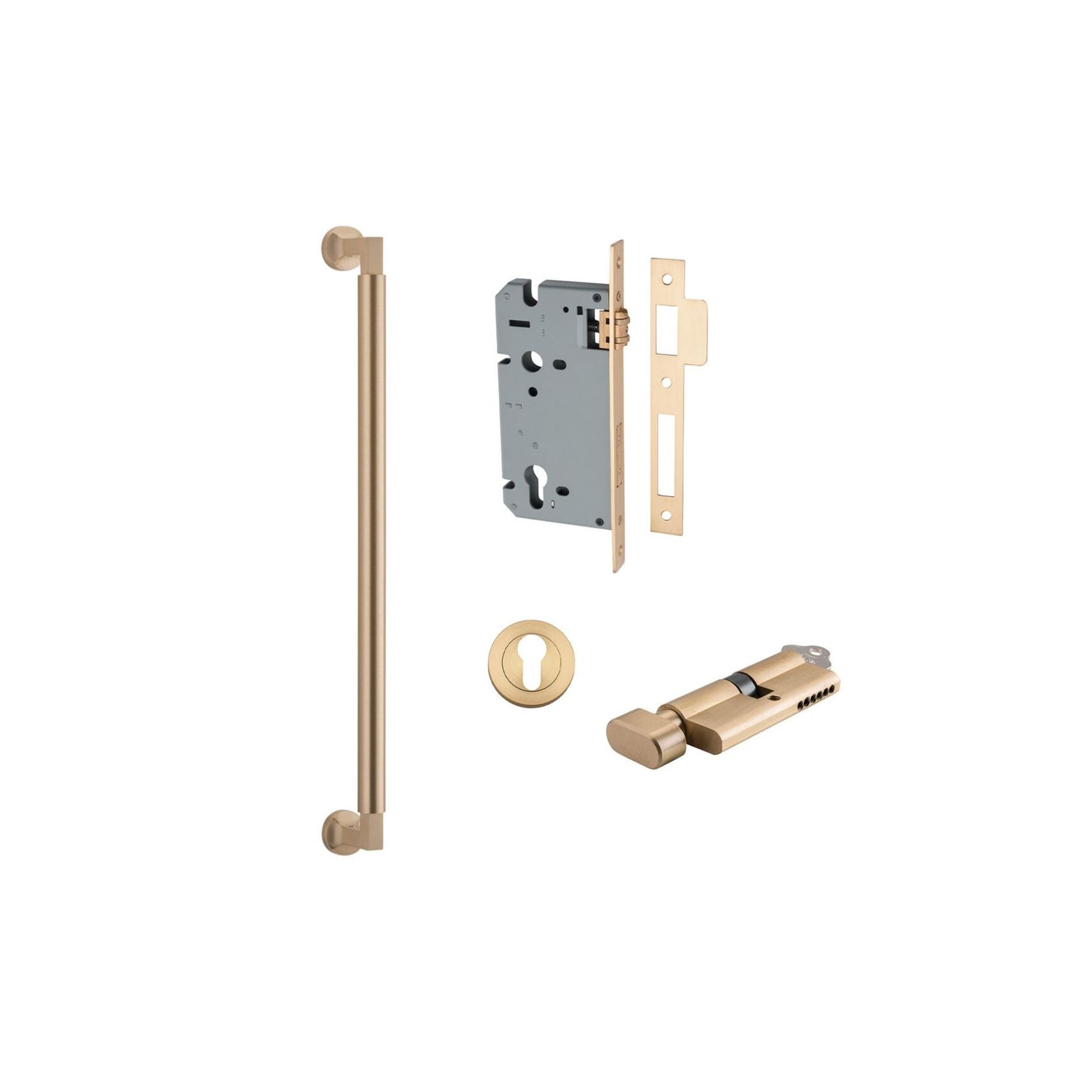Iver Berlin Door Pull Handle Entrance Kit Key/Turn gallery detail image