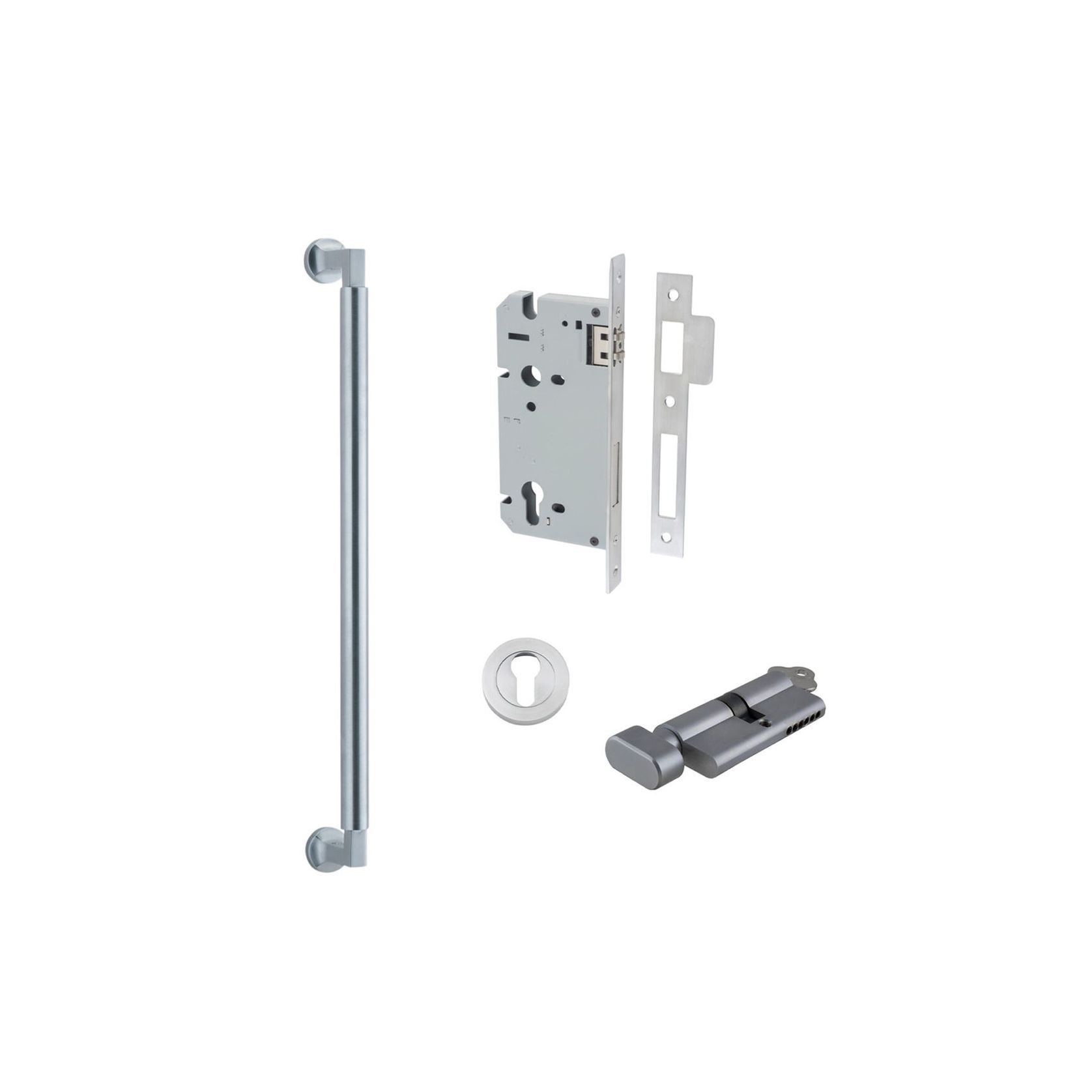 Iver Berlin Door Pull Handle Entrance Kit Key/Turn gallery detail image