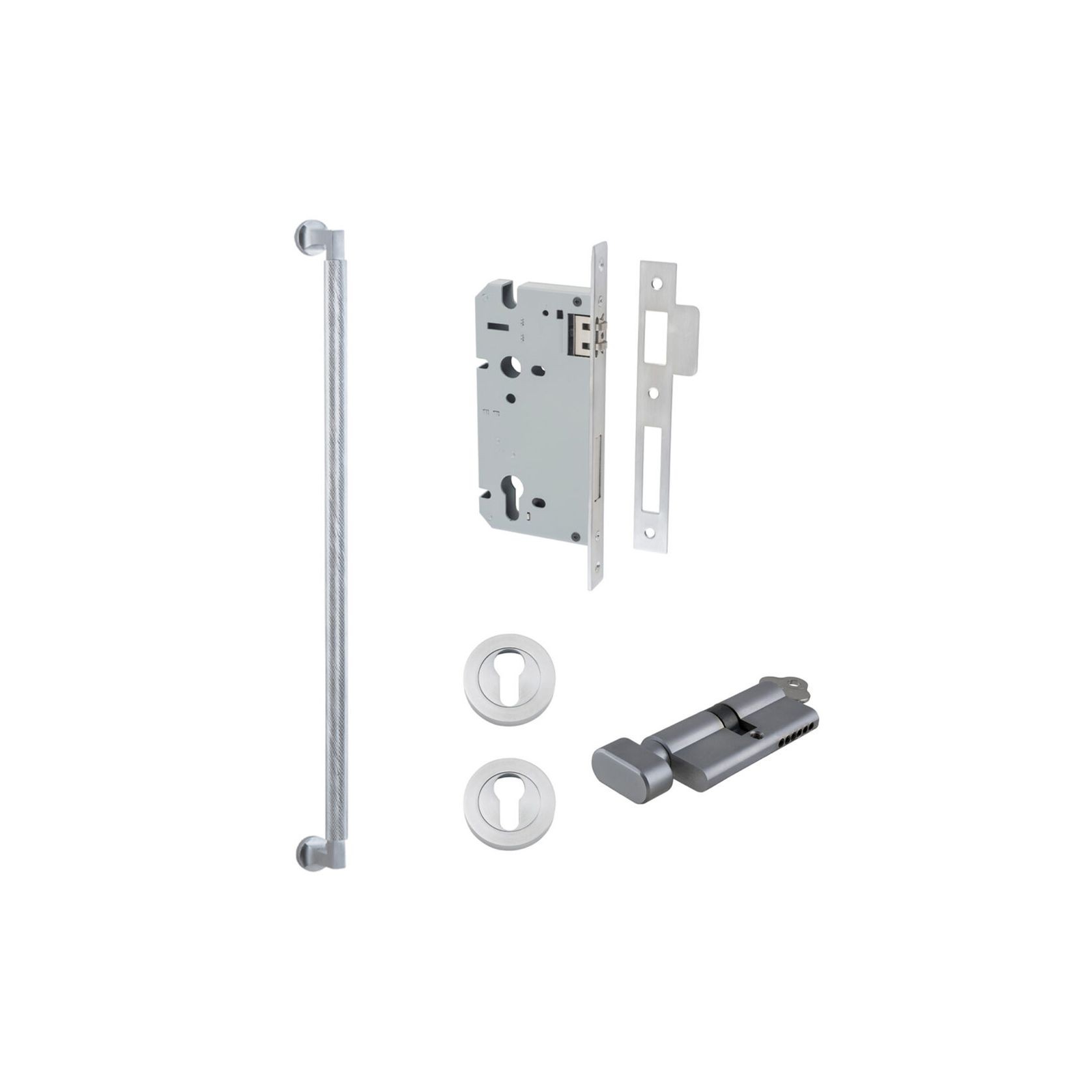Iver Brunswick Door Pull Handle Entrance Kit Key/Thumb gallery detail image