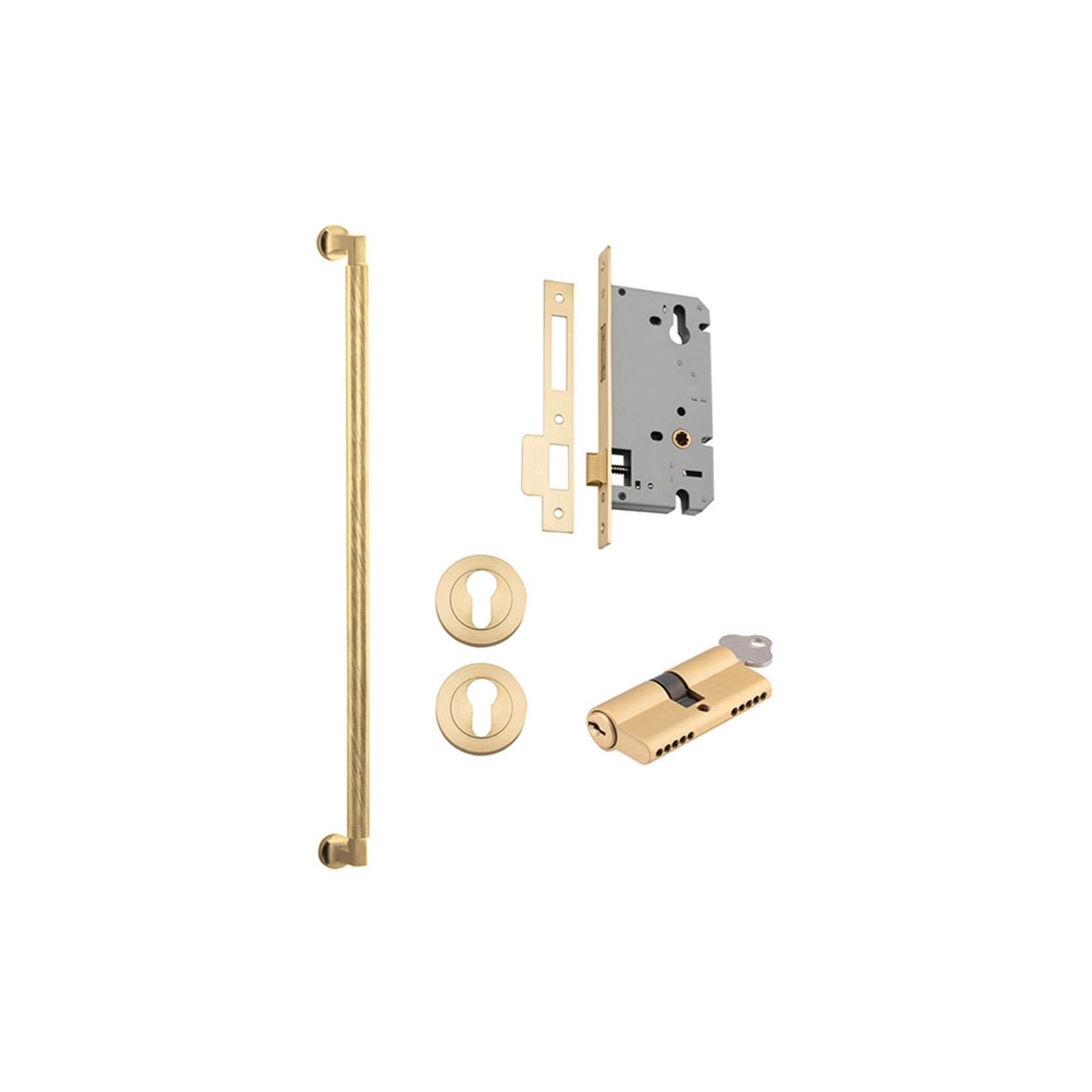Iver Brunswick Door Pull Handle Entrance Kit Key/Key gallery detail image