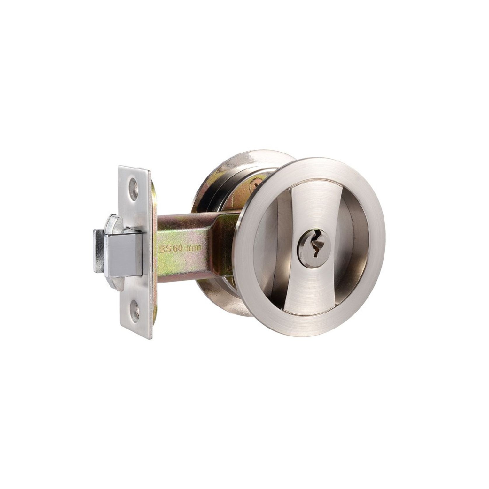 Cavity Entrance Set Key Turn/Finger Pull Satin Nickel gallery detail image