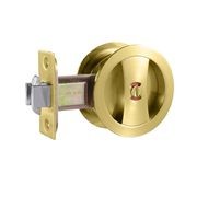 Cavity Privacy Sets Turn/Release/Finger Pull Satin Brass gallery detail image