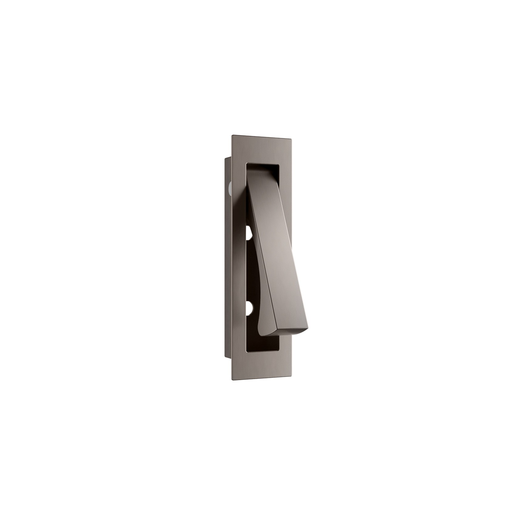 Cavity Slider Edge Pull | Brushed Gunmetal gallery detail image