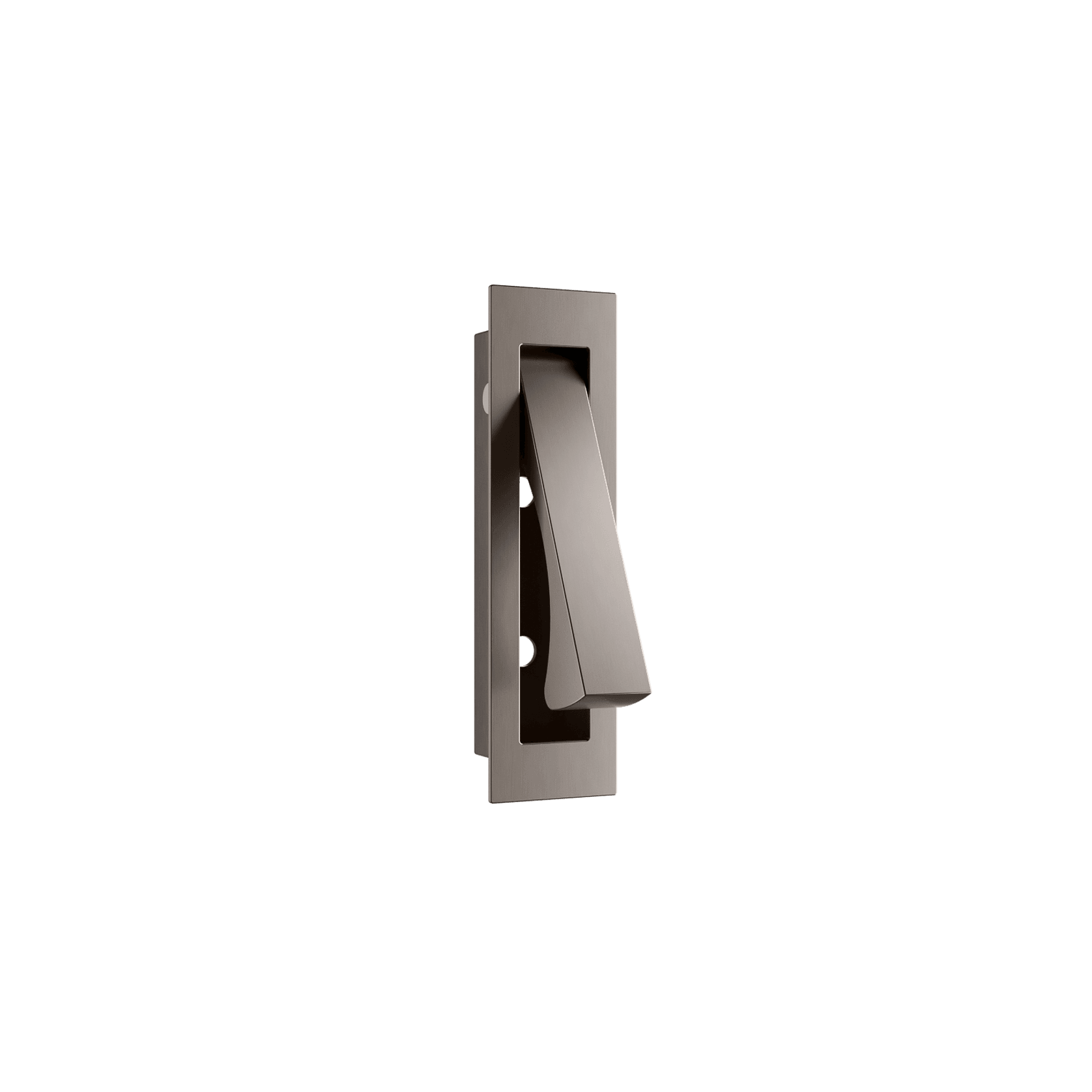 Cavity Slider Edge Pull | Brushed Gunmetal gallery detail image