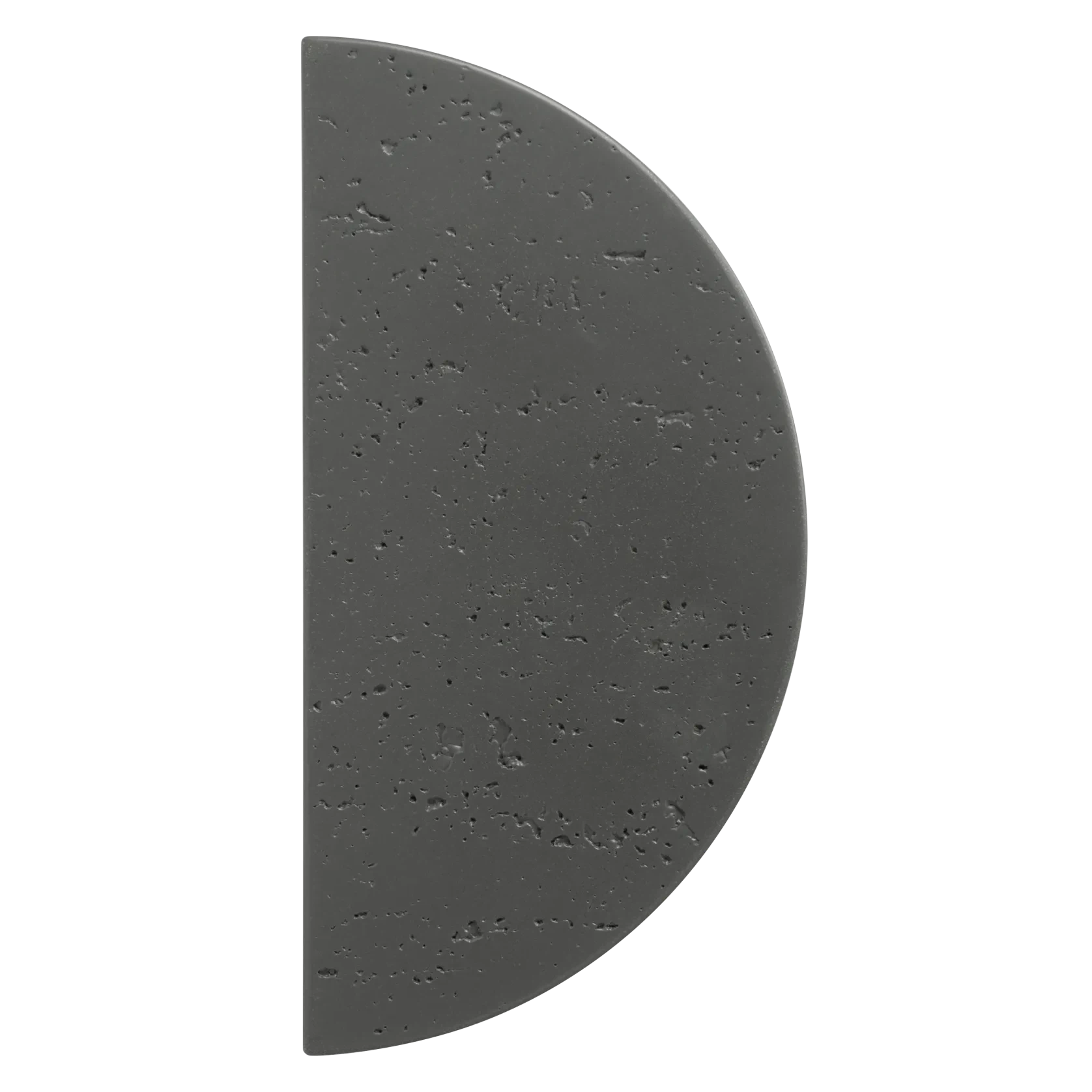 Atelis Concrete Half Moon Entry Door Pull (Single) gallery detail image