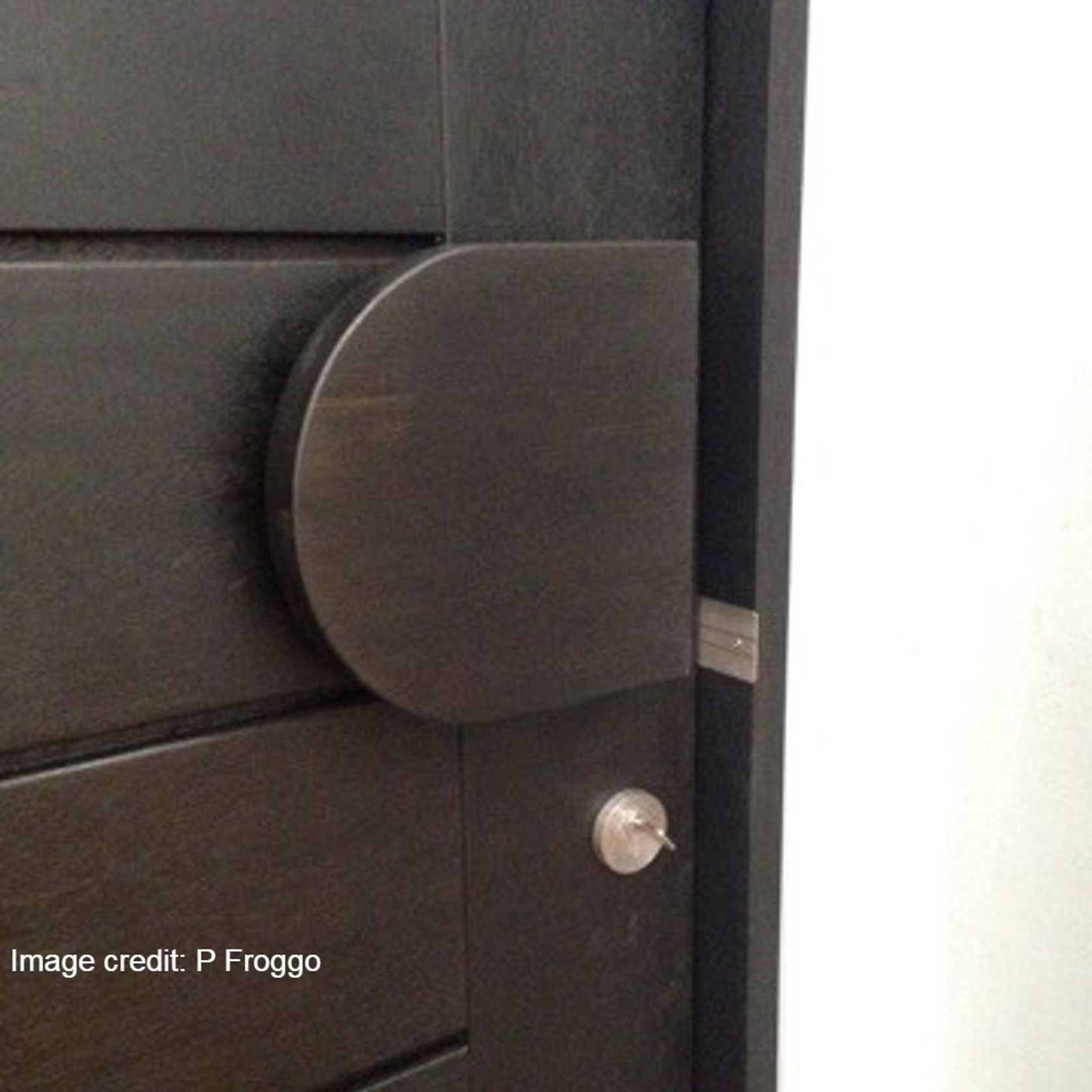 Enkel D-Form - Timber Door Handle - SDH009d gallery detail image