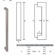 Schlage Dego Pull Handle gallery detail image