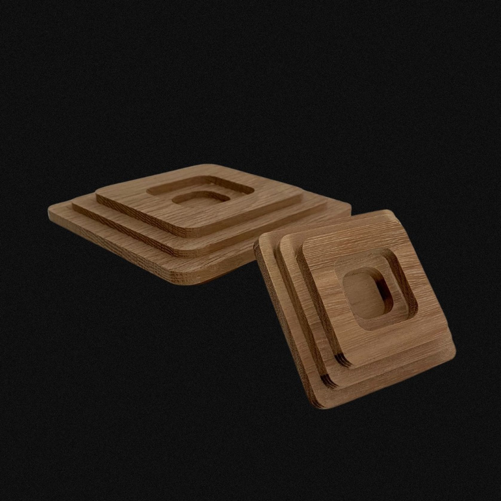 Deko Geo - Timber Door Handle - SDH013g gallery detail image