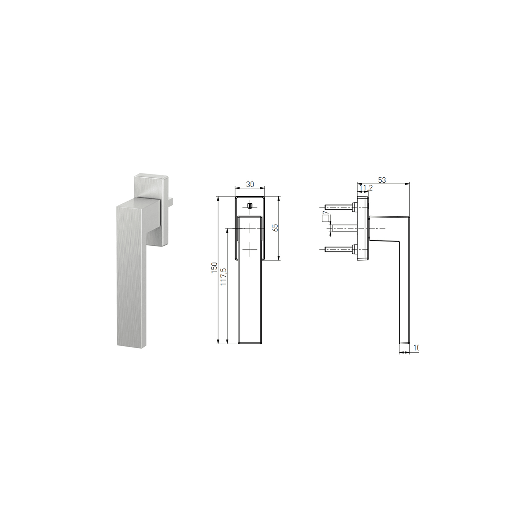 Dublin Range - Architectural Window & Door Handles gallery detail image