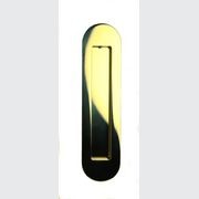 HB860 Brass Soft Edge Flush Pull for Sliding Doors gallery detail image