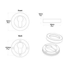 Iver Berlin Door Pull Handle Entrance Kit Key/Turn gallery detail image