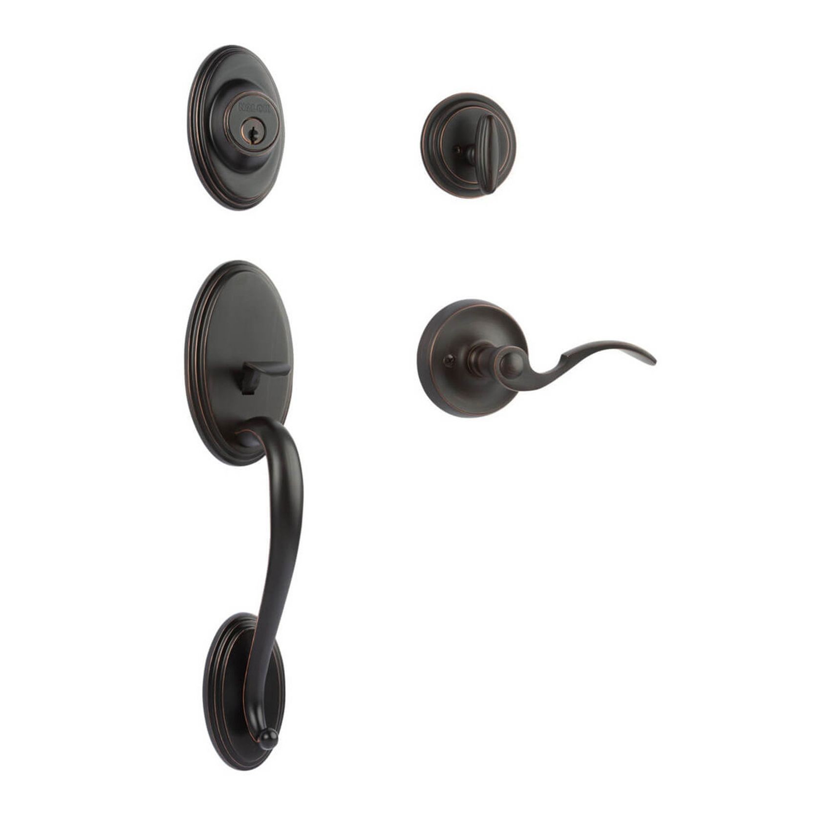 N2lok 765 Somme Door Entry Set Venetian Bronze gallery detail image