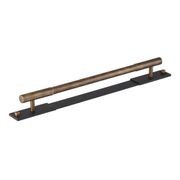 Armac Martin - Mix3 Plain Cabinet Handle with Backplate gallery detail image