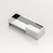 Joseph Giles - Rectangular Solid Brass Recessed Pull With End Pull gallery detail image