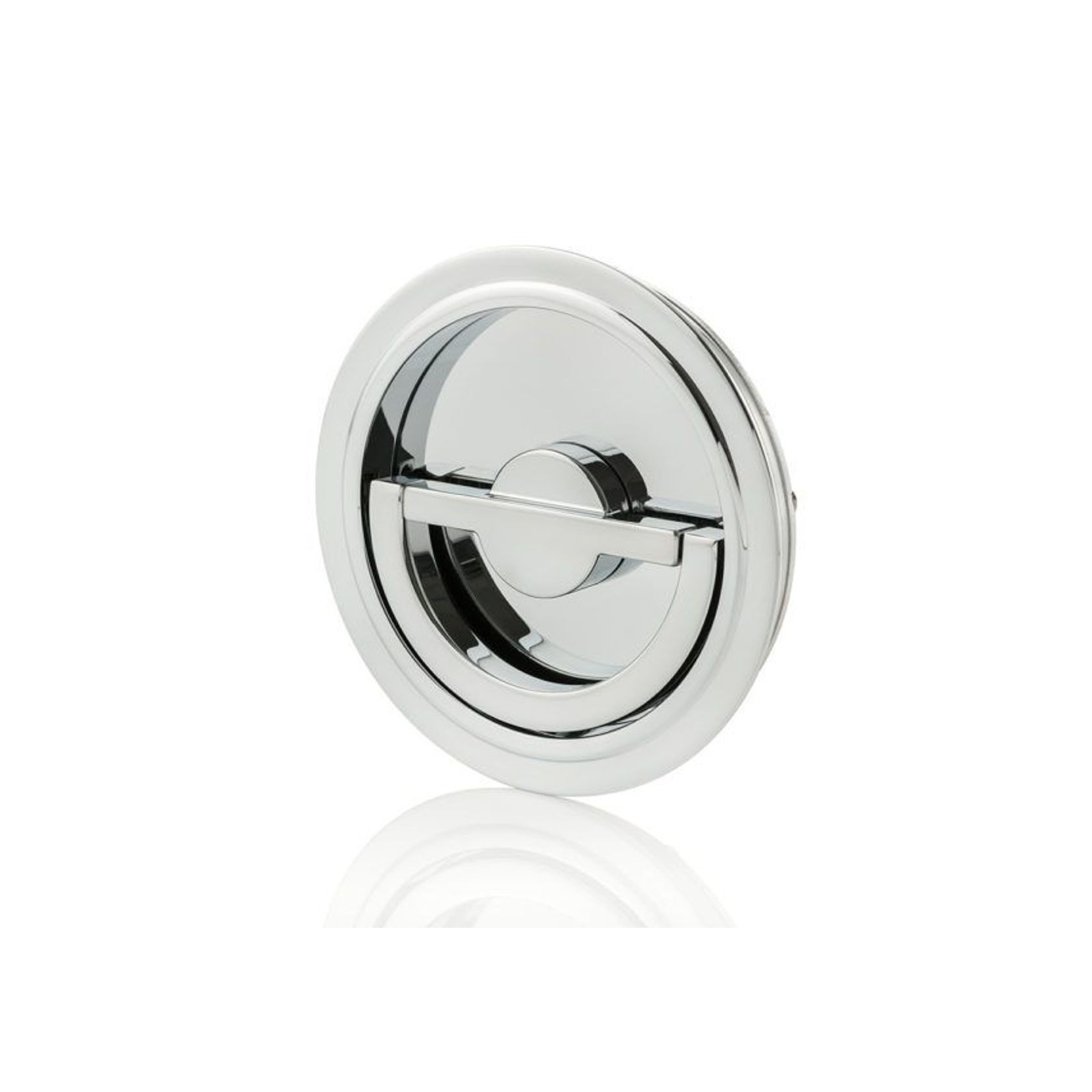 Joseph Giles - Solid Brass Sliding Door Round Recessed Pull gallery detail image