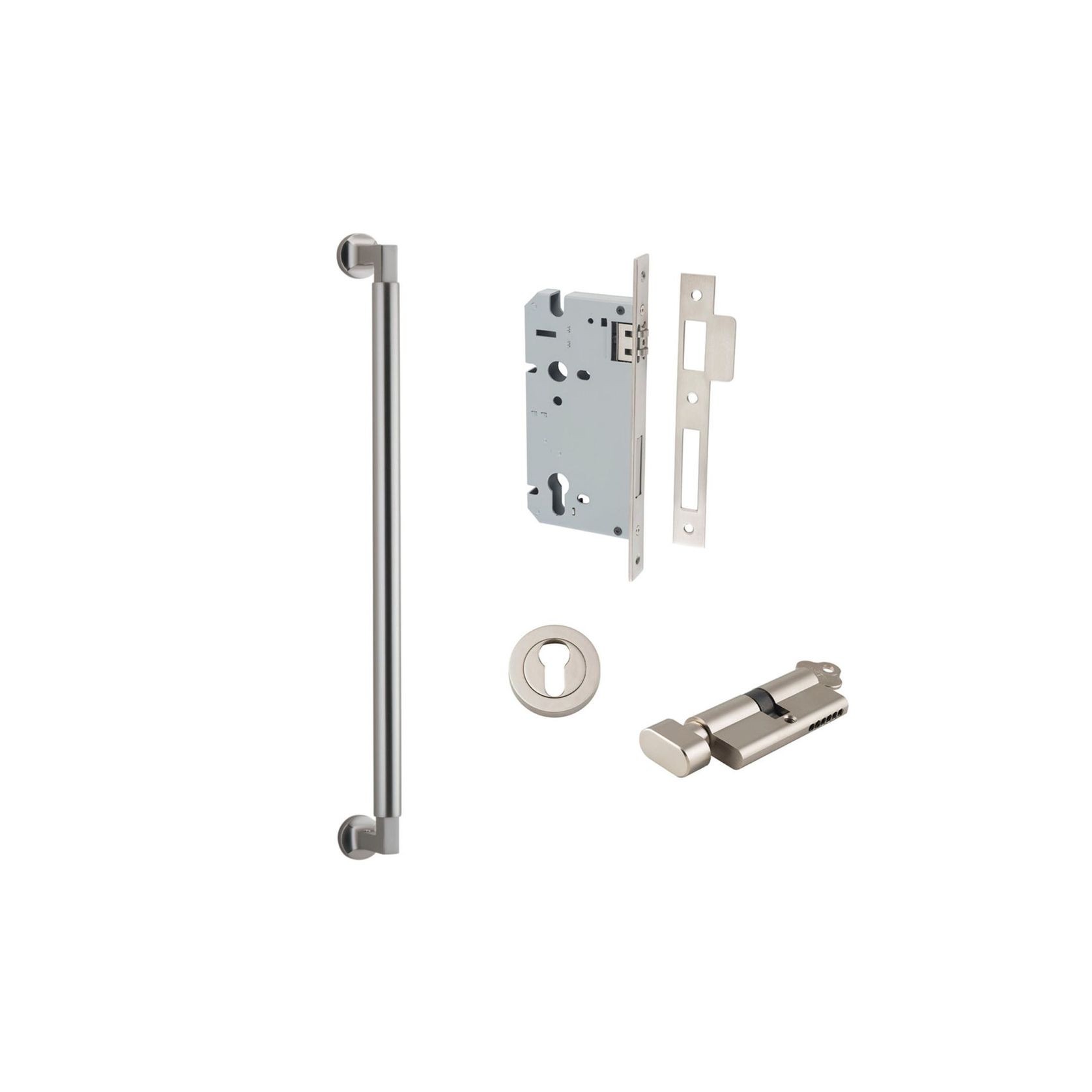 Iver Berlin Door Pull Handle Entrance Kit Key/Turn gallery detail image