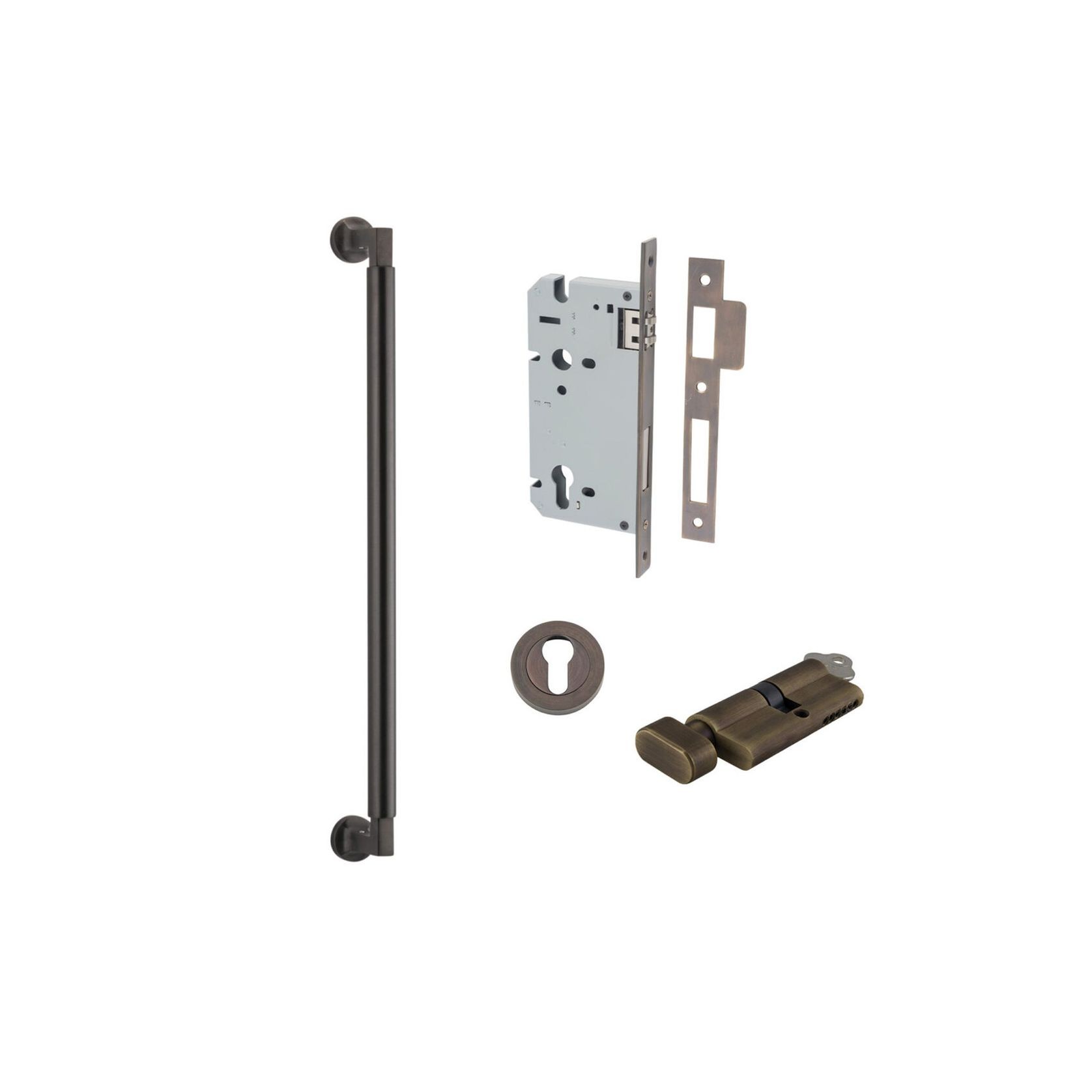 Iver Berlin Door Pull Handle Entrance Kit Key/Turn gallery detail image