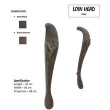 Lion – Iron Door Pull Handle gallery detail image