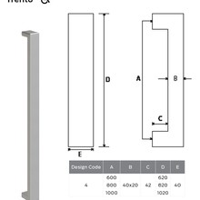 Schlage Trento Pull Handle gallery detail image