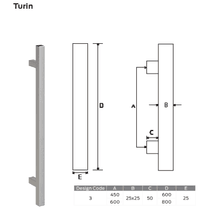 Schlage Turin Pull Handle gallery detail image