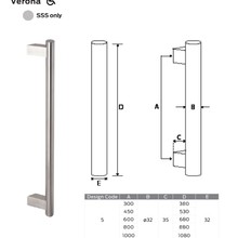 Schlage Verona Pull Handle gallery detail image