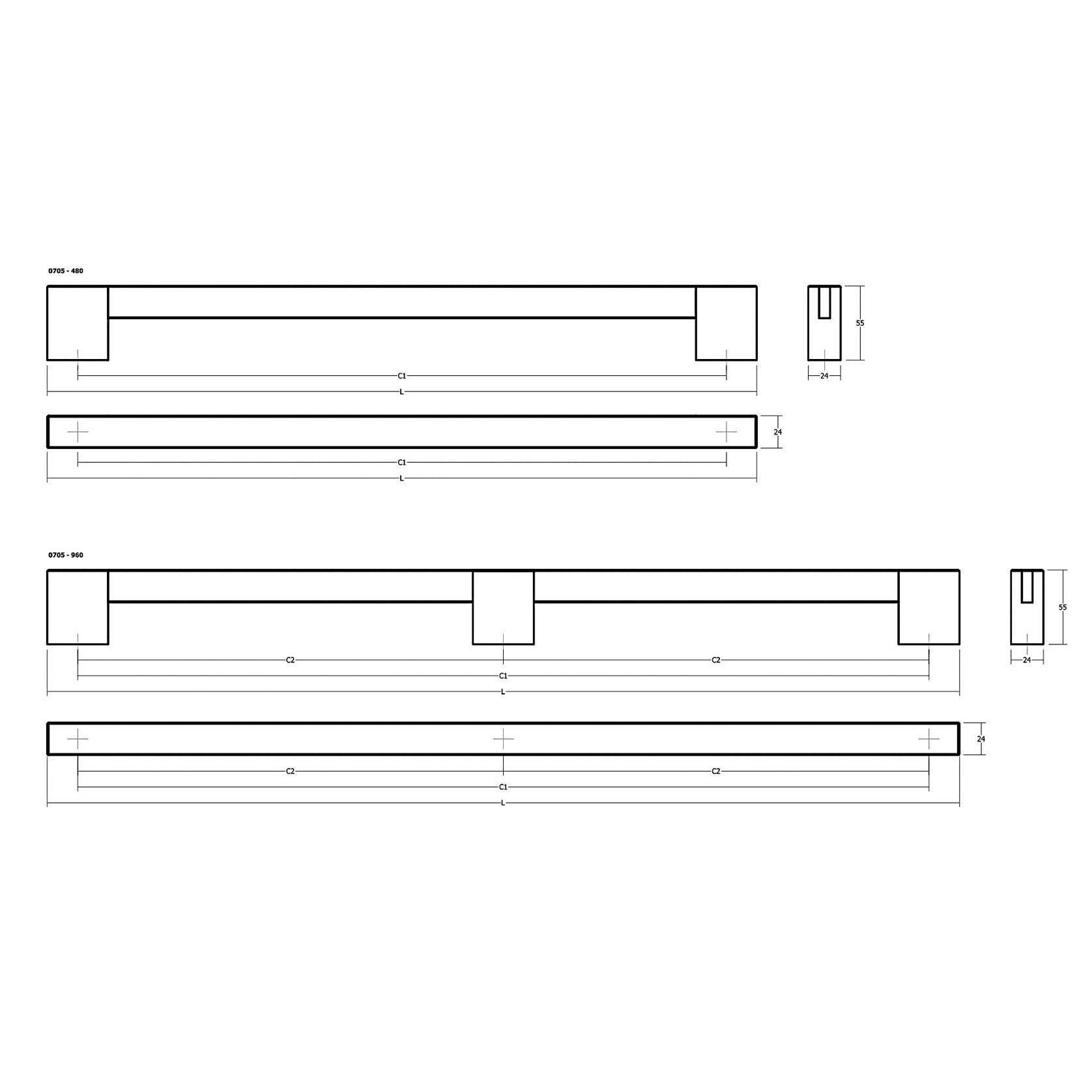Hako Big Pull Handle gallery detail image