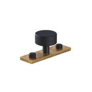 Armac Martin - Mix1 Diamond Knurled Knob w Back Plate gallery detail image