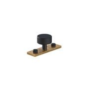 Armac Martin - Mix1 Diamond Knurled Knob w Back Plate gallery detail image