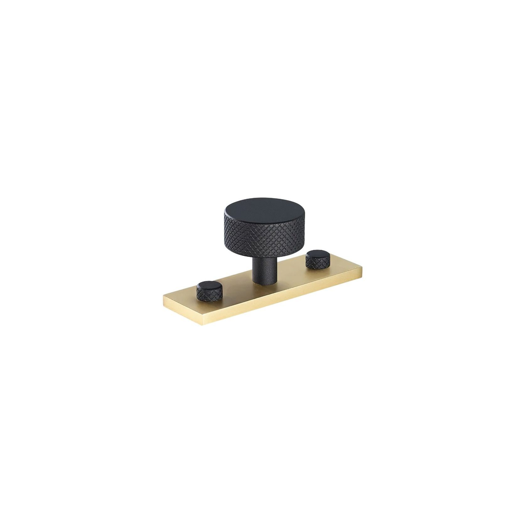 Armac Martin - Mix1 Diamond Knurled Knob w Back Plate gallery detail image