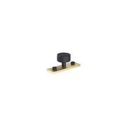 Armac Martin - Mix1 Diamond Knurled Knob w Back Plate gallery detail image
