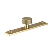 Armac Martin - Mix1 Diamond Knurled Knob w Back Plate gallery detail image