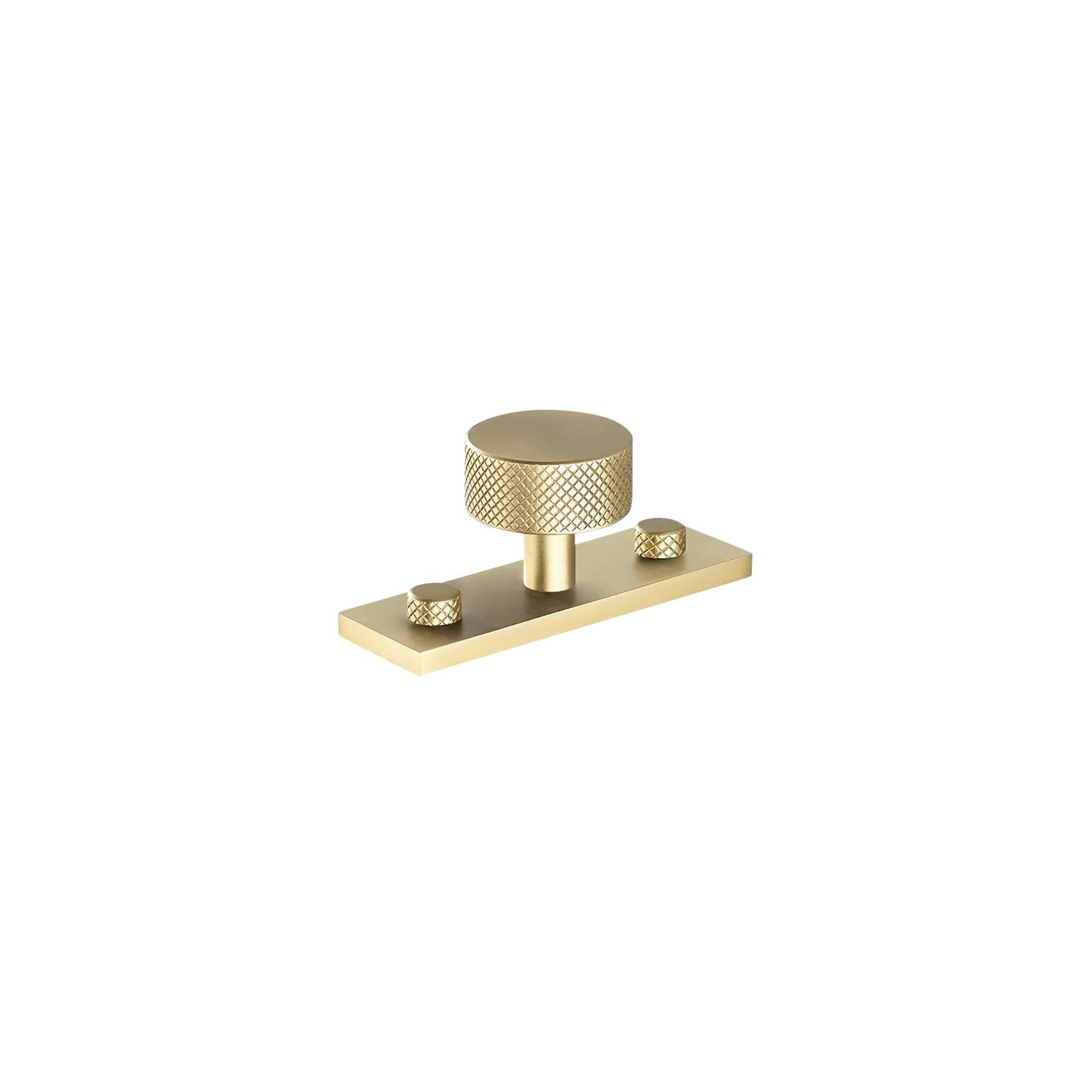 Armac Martin - Mix1 Diamond Knurled Knob w Back Plate gallery detail image