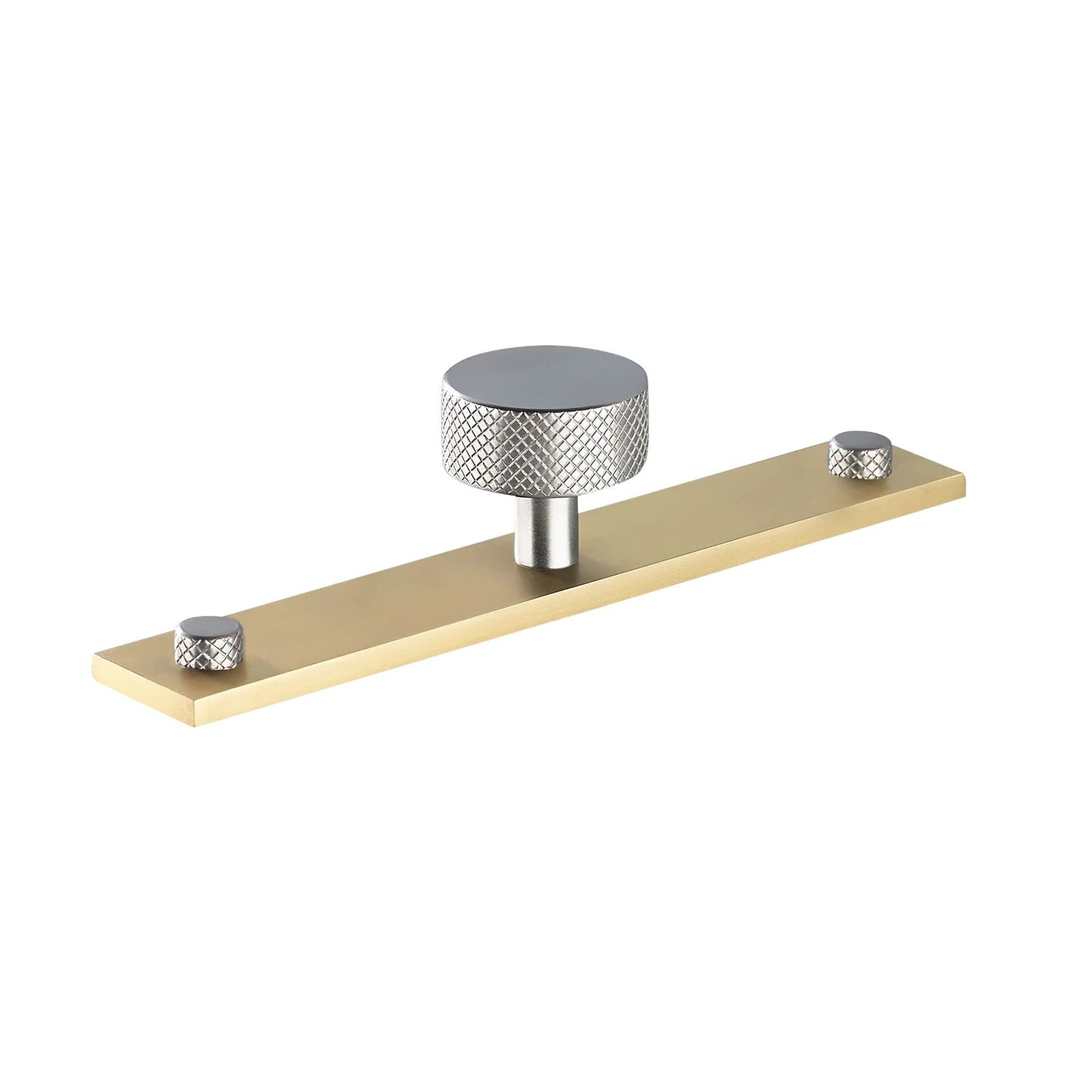 Armac Martin - Mix1 Diamond Knurled Knob w Back Plate gallery detail image