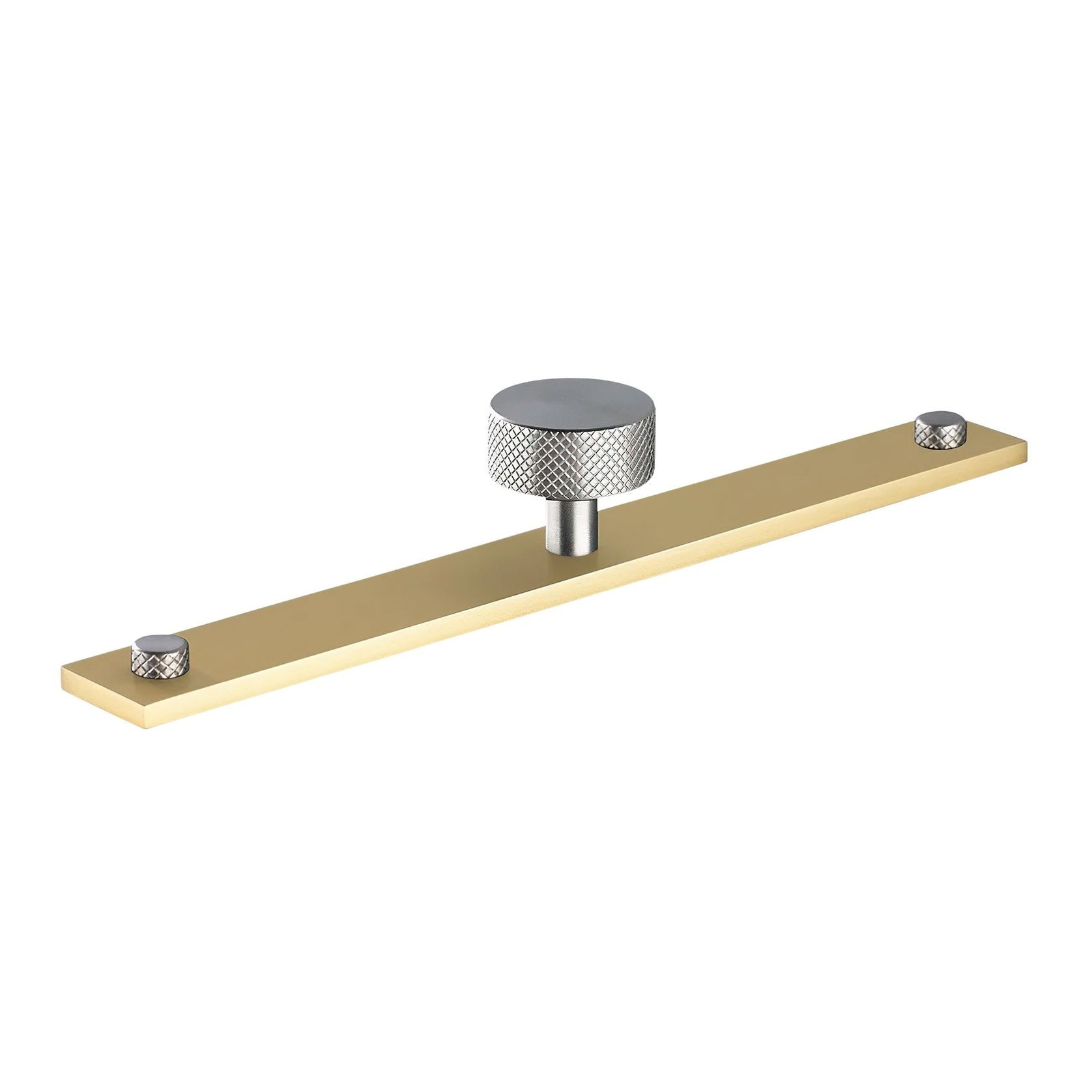 Armac Martin - Mix1 Diamond Knurled Knob w Back Plate gallery detail image