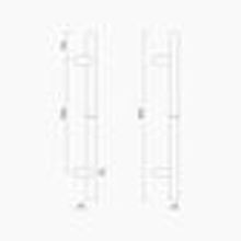 C3310OAK - ROUND SECTION OFFSET H-PULL BTB HANDLE gallery detail image