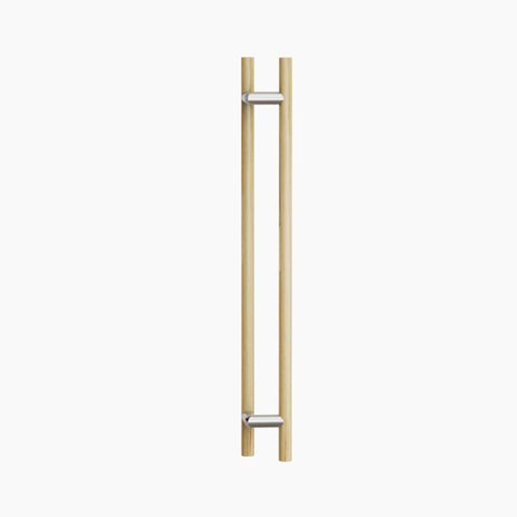 C3308OAK - ROUND SECTION OFFSET H-PULL BTB HANDLE gallery detail image