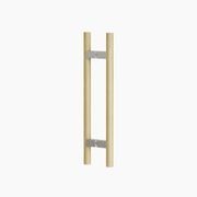 C3204OAK ROUND SECTION H-PULL BTB HANDLE gallery detail image